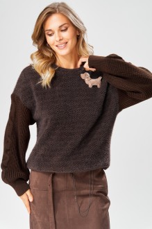 Джемпер (кофта) Laikony L-093 шокладный