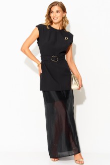 Юбочный костюм Laikony L-393 черный