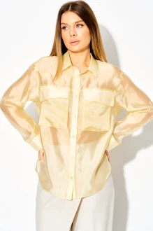Блузка Laikony L-382 -1 светлый желтый