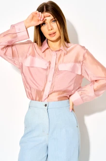 Блузка Laikony L-382 -1 пыльная роза