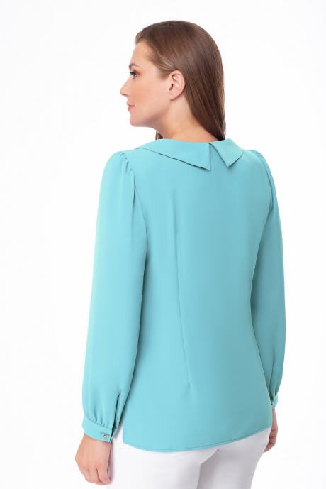 Блузка, туника, рубашка БелЭкспози 1032 бирюзовый размер 50-56 #2