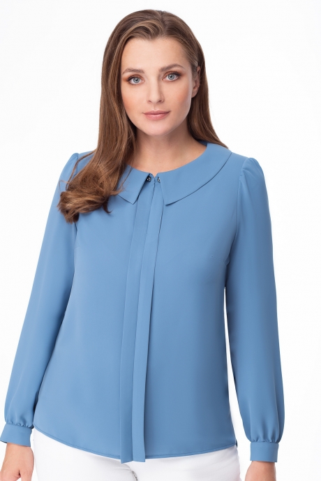 Блузка, туника, рубашка БелЭкспози 1032 голубой размер 50-56 #1