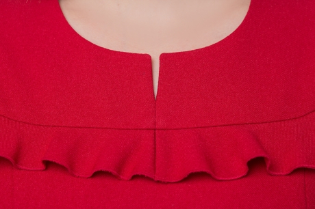 Вечернее платье БелЭкспози 1197 красный размер 46-54 #3
