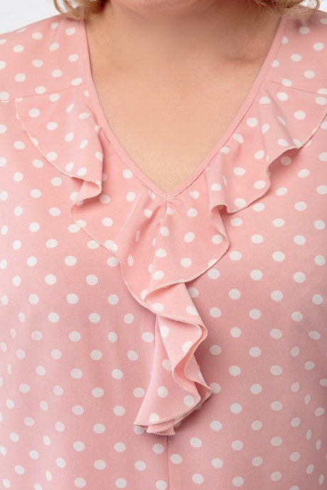 Блузка БелЭкспози 1186 розовый размер 50-58 #4