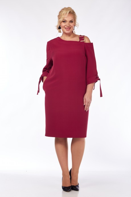 Платье Тэнси 360 рубиновый размер 52-58 #1