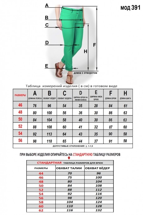 Брюки Mirolia 391 коралл размер 46-56 #4