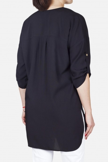Блузка, туника, рубашка Mirolia 579 чёрный размер 46-58 #3