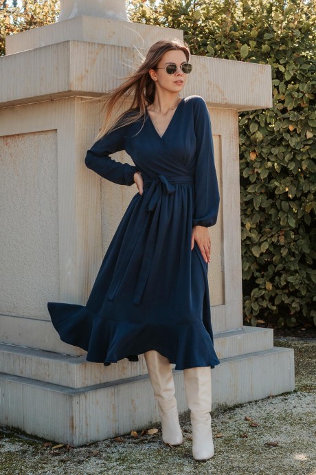Платье Mirolia 869 синий размер 44-50 #1