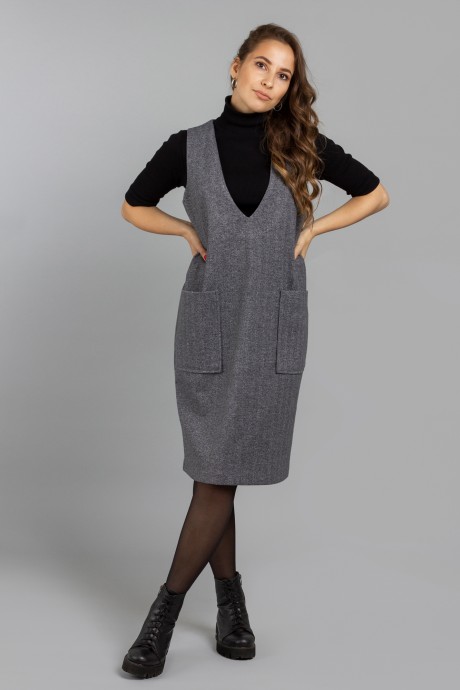 Платье Mirolia 967 серый размер 44-56 #1