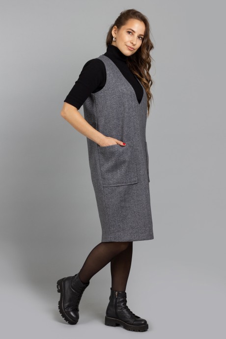 Платье Mirolia 967 серый размер 44-56 #2