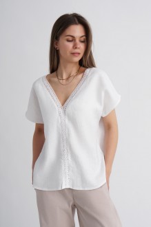 Блузка Mirolia 1173 белый #1
