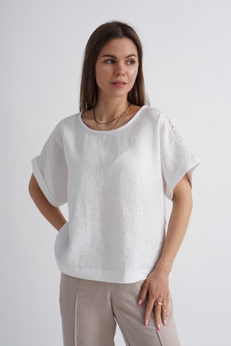 Блузка Mirolia 1175 белый размер 44-56 #1
