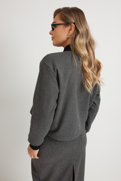 Жакет (пиджак) Mirolia 1273 серая ёлочка размер 46-54 #9