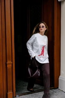 Джемпер (кофта) Mirolia 1225 -19 белый