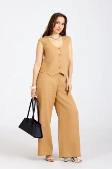 Брючный костюм Mirolia 1289+1287 Горчичный