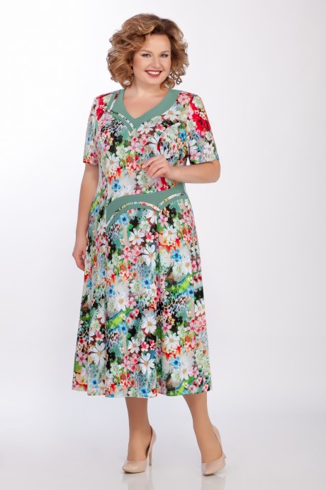 Платье Медея и К 2021 с оливкой размер 54-66 #1