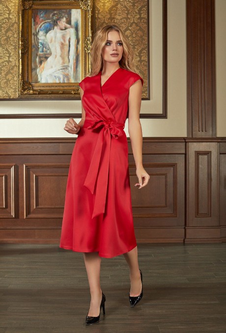 Вечернее платье Bazalini 3692 красный размер 44-52 #1