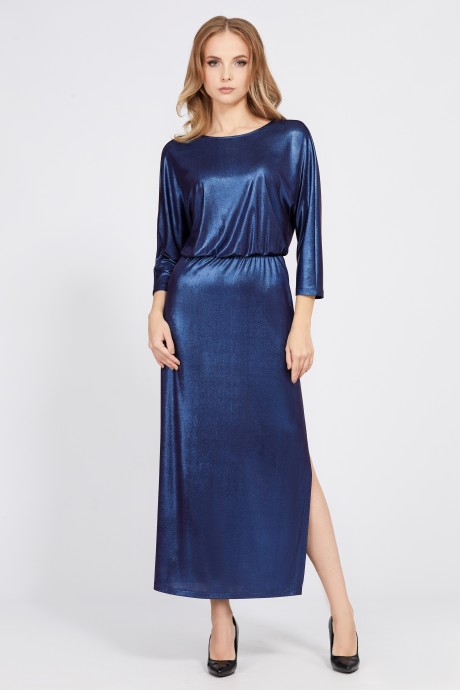 Вечернее платье Bazalini 4851 синий размер 42-58 #1