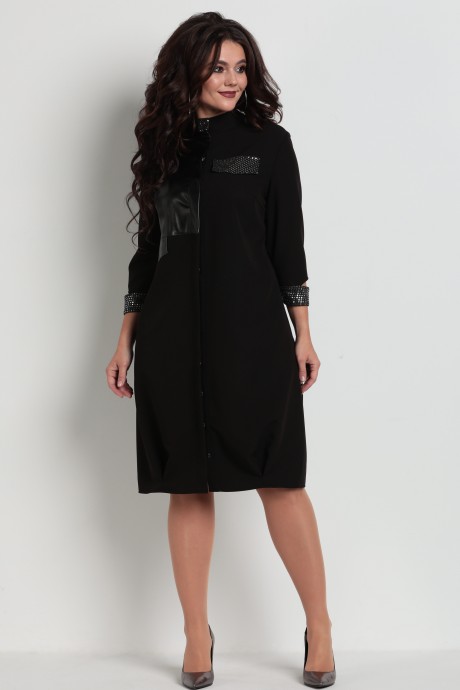 Платье SolomeaLux 754 чёрный размер 48-52 #1