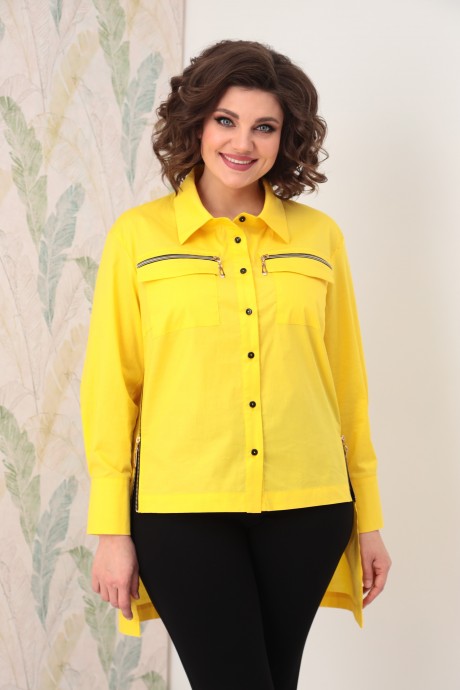Рубашка SolomeaLux 897 желтый размер 48-58 #1