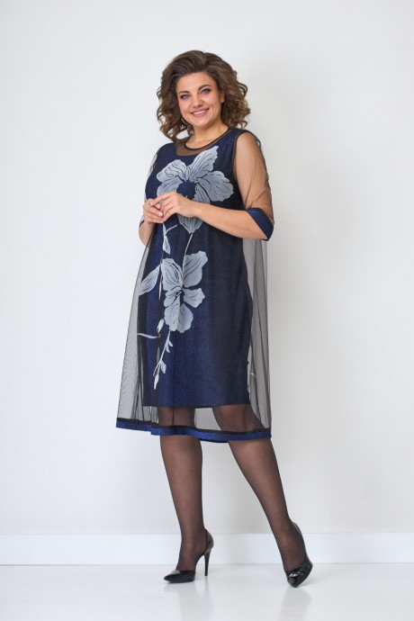 Вечернее платье SolomeaLux 663А синий размер 50-60 #1
