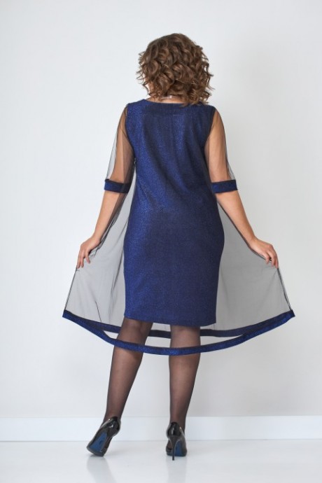 Вечернее платье SolomeaLux 663А синий размер 50-60 #4