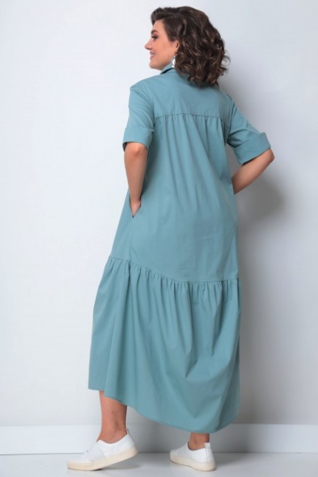 Платье SolomeaLux 926В мятный размер 48-58 #5