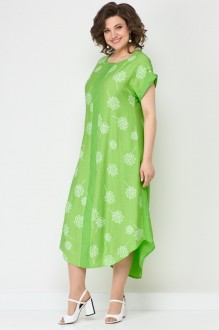 Платье SolomeaLux 951 зеленый #1