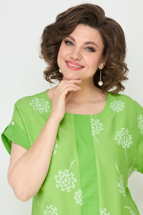 Платье SolomeaLux 951 зеленый размер 50-58 #3
