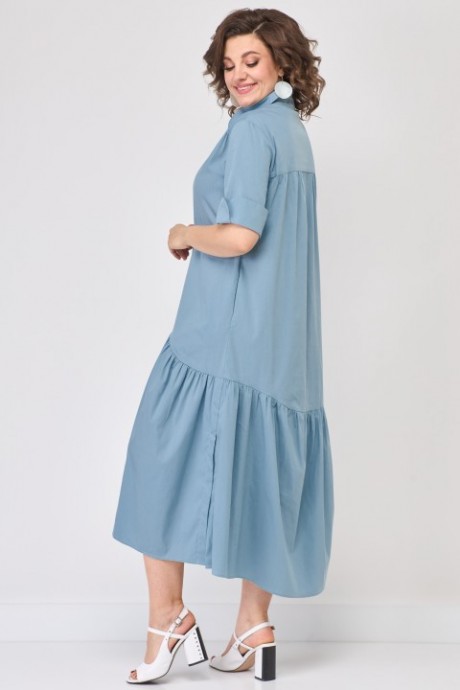 Платье SolomeaLux 812B голубой размер 48-58 #5