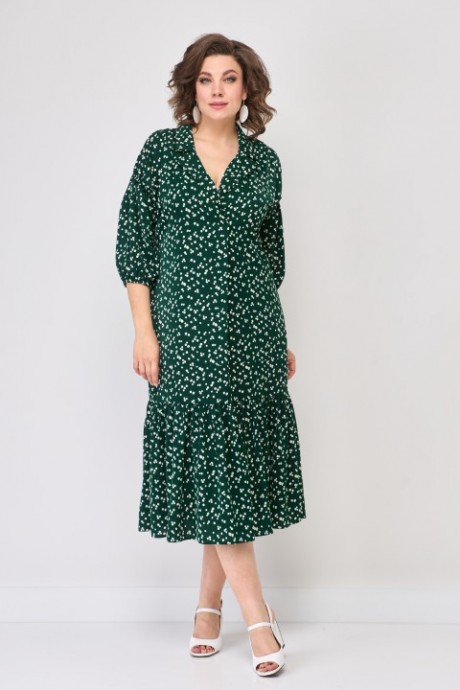 Платье SolomeaLux 947N зеленый размер 48-58 #3
