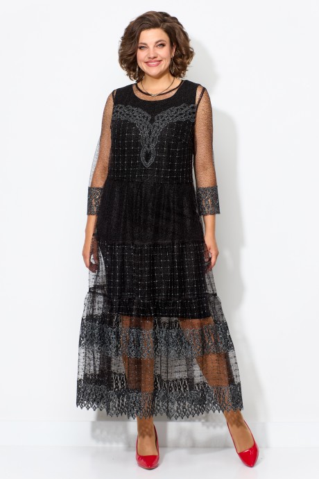 Вечернее платье SolomeaLux 955 черный размер 48-58 #1