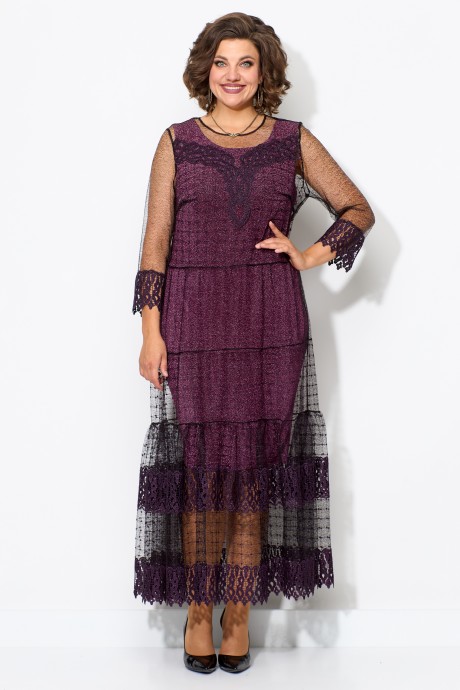 Вечернее платье SolomeaLux 955 пурпурно-розовый размер 48-58 #1