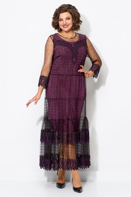 Вечернее платье SolomeaLux 955 пурпурно-розовый размер 48-58 #2