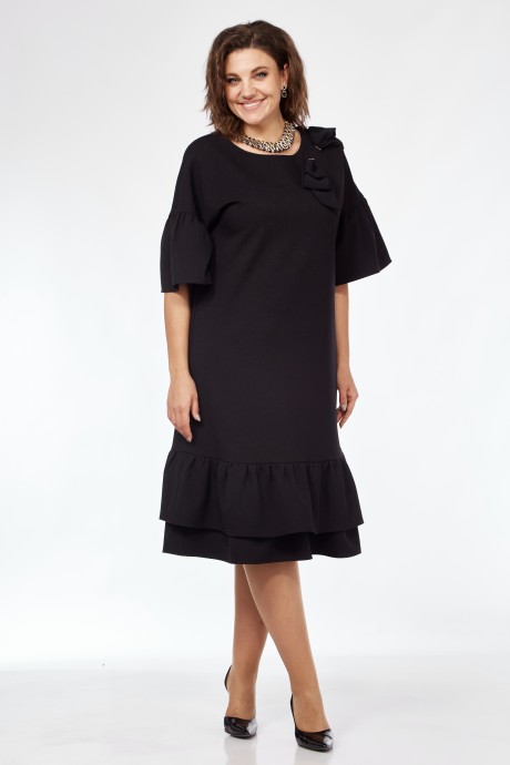 Платье SolomeaLux 962 черный размер 50-58 #1