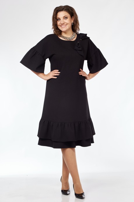 Платье SolomeaLux 962 черный размер 50-58 #4