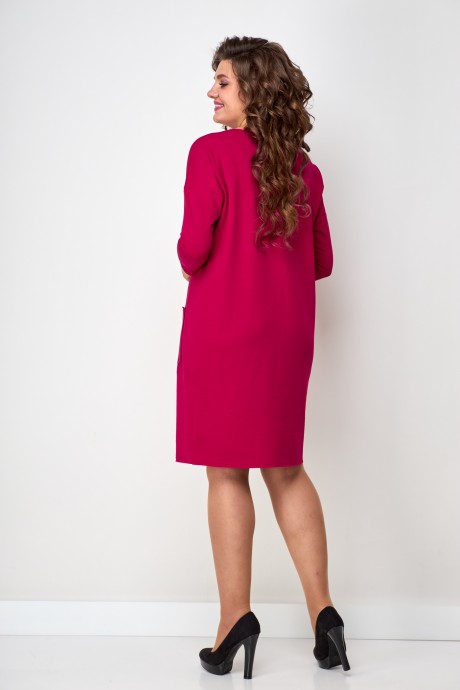 Платье SolomeaLux 938 малиновый размер 50-58 #3