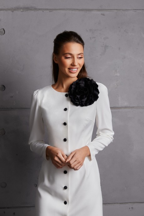 Платье Azzara 941Б белый размер 42-52 #3