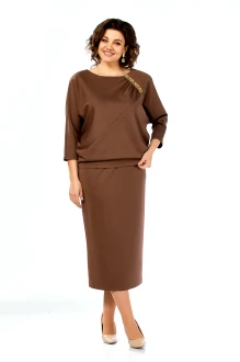 Юбочный костюм Azzara 10020 шоколад