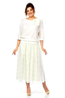 Юбочный костюм Azzara 10050 двойка белый