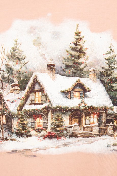 Сорочка Купалинка 39501G персик размер 46-56 #3