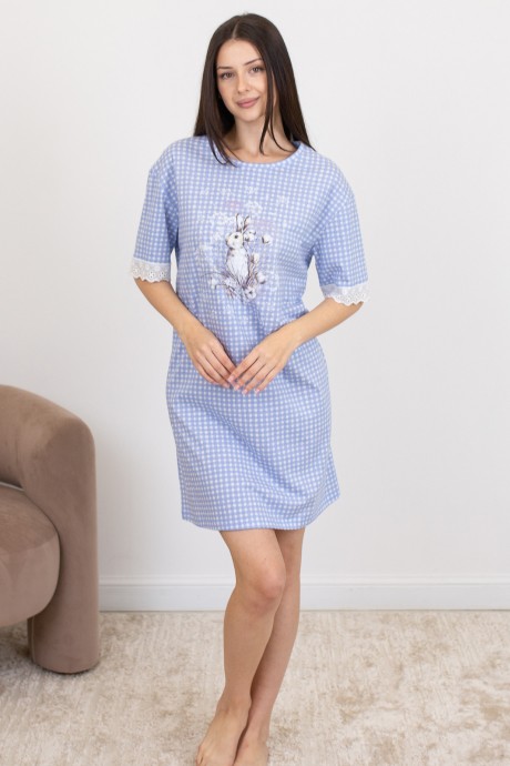 Сорочка Купалинка 666205 клетка размер 46-52 #1