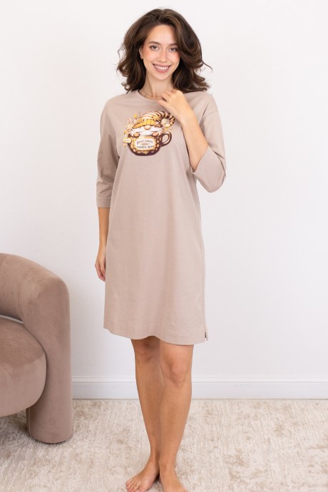 Сорочка Купалинка 39504G бежевый размер 46-56 #1