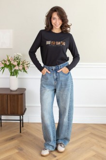 Джемпер (кофта) Купалинка 668232 черный