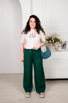 Брюки Купалинка 40602G зеленый