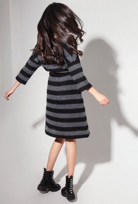Платье Colors of PAPAYA 1216-B черный/серый размер 42-48 #2