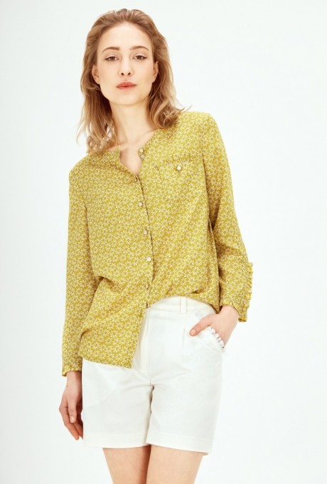 Блузка Colors of PAPAYA 1259 желтый размер 42-48 #1