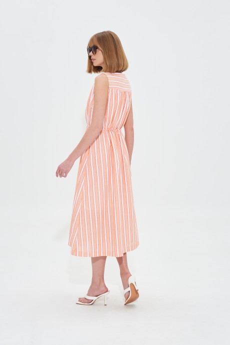 Платье MIXAN 5057 персиковый размер 42-52 #5