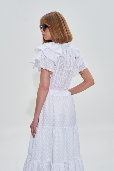 Платье MIXAN 5067 белый размер 42-48 #5