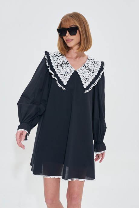 Платье MIXAN 5078 черный размер 42-48 #3